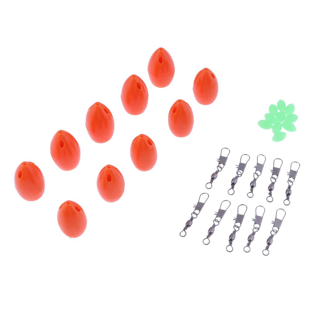 10 Pieces Bombarda Sbirolino Floating Trout Pose Fly Fishing Floats Orange