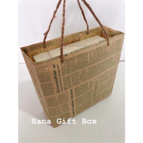 Túi giấy kaft 27*27*12 #HanaGiftBox