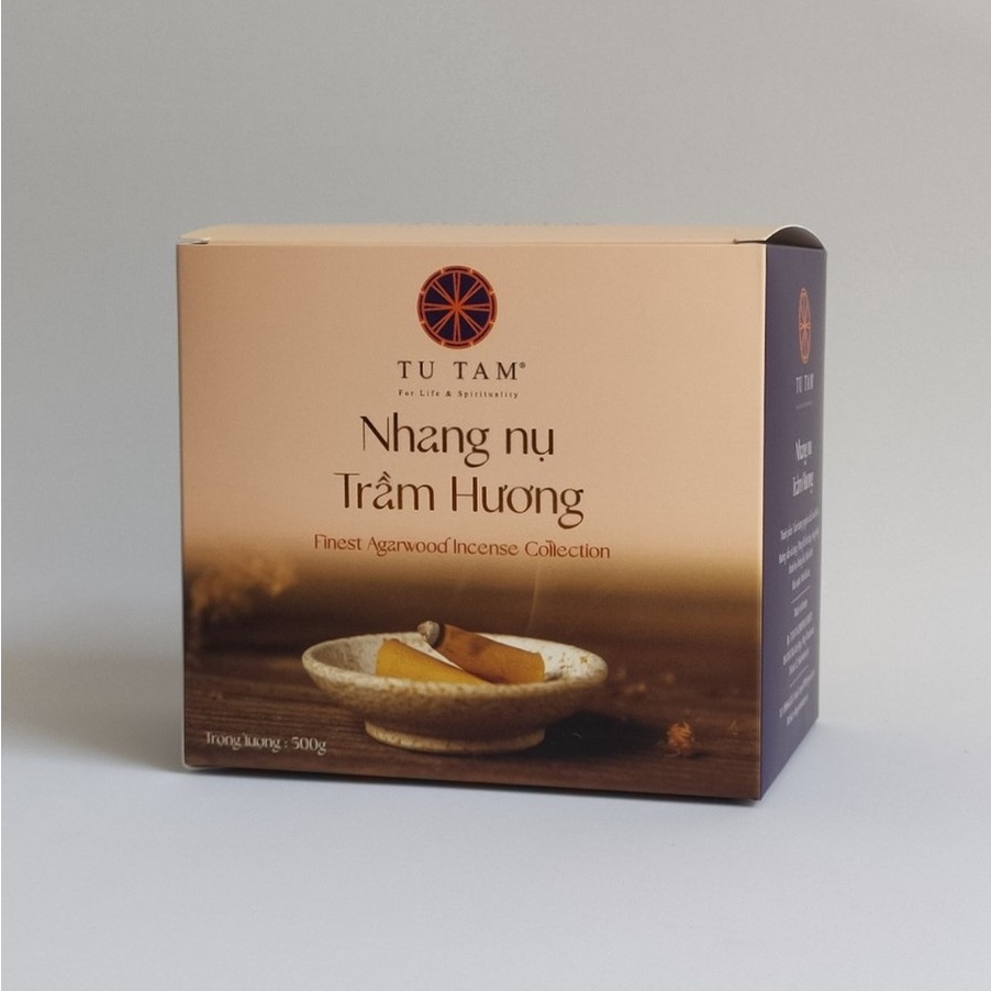 Trầm Nụ Trầm Hương Thiện Sanh Mùi Hương Dịu Nhẹ, Nụ Lớn Thích Hợp Xông Phòng, Thờ Cúng, Hành Thiền Hộp 500g 300 Nụ