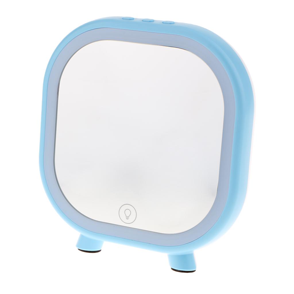 Wireless Bluetooth Speaker USB FM  LED Makeup Mirror Audio
