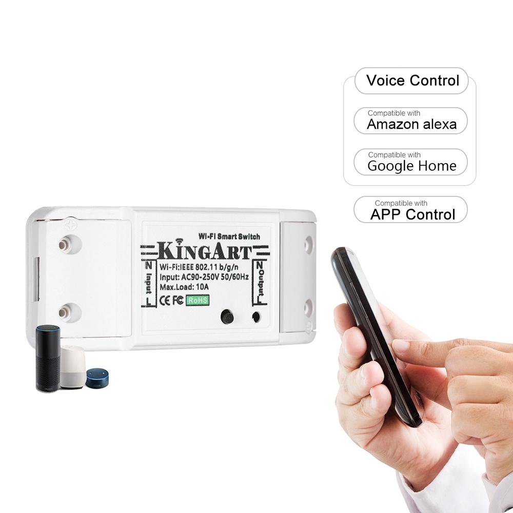 Công tắc Wi-Fi thông minh Điều khiển bằng giọng nói / APP tương thích với Alexa / Google
