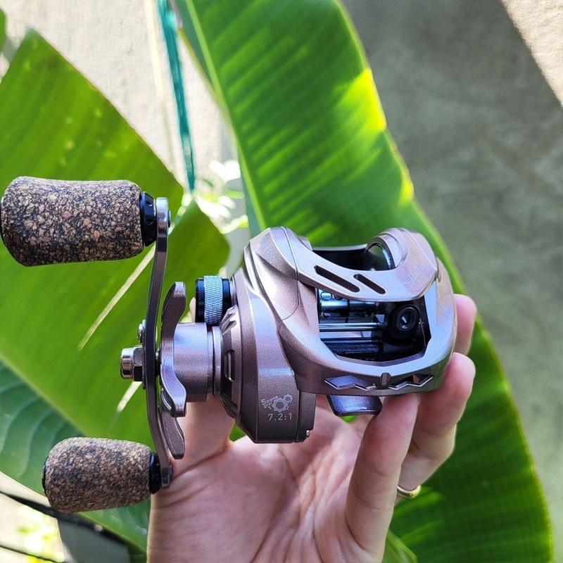 Máy câu lure máy ngang câu cá Hidden Fog có tiếng Drag Click siêu phê