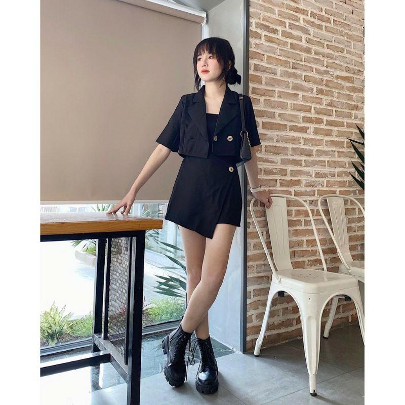 SET ÁO CỔ VEST và CHÂN VÁY