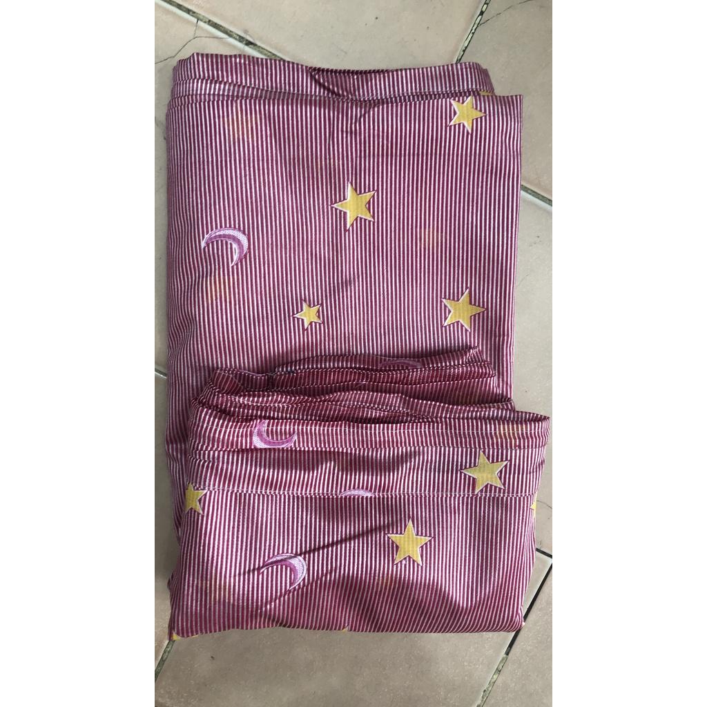 Áo bọc nệm gấp 3 vải gấm valize / đủ size