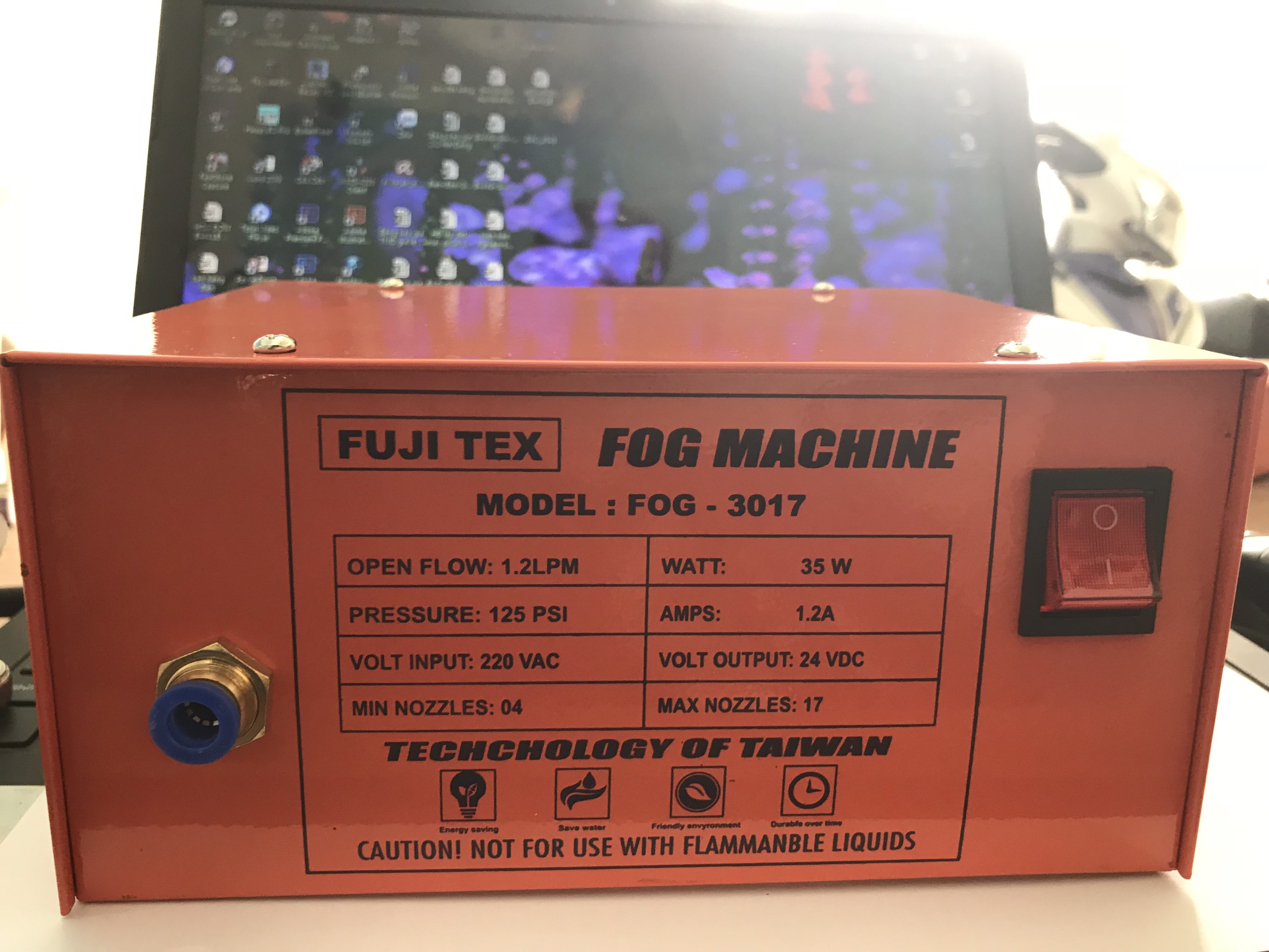 Máy phun sương fujitex 3017 - công suất phun 5-15 béc