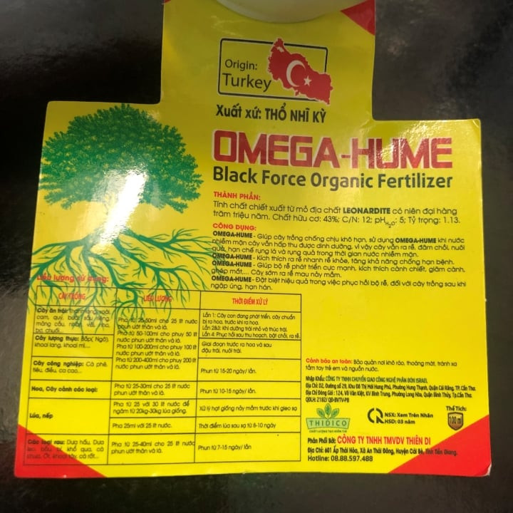 Omega-super hume xanh lá-dày lá, kích rễ -giâm cành, bung rễ bật mầm-100ml