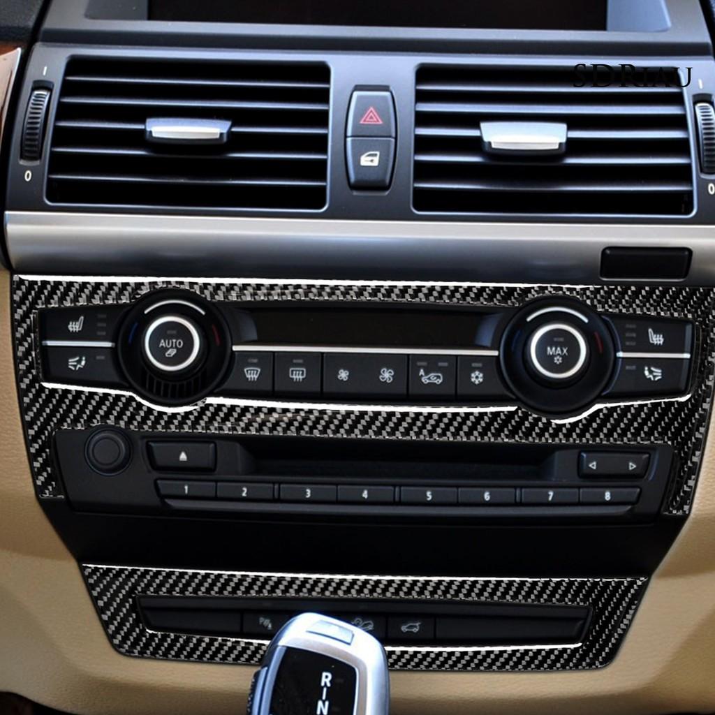 Set 2 Miếng Dán Trang Trí Máy Điều Hòa Xe Hơi Dành Cho Bmw E70 E71 X5 X6