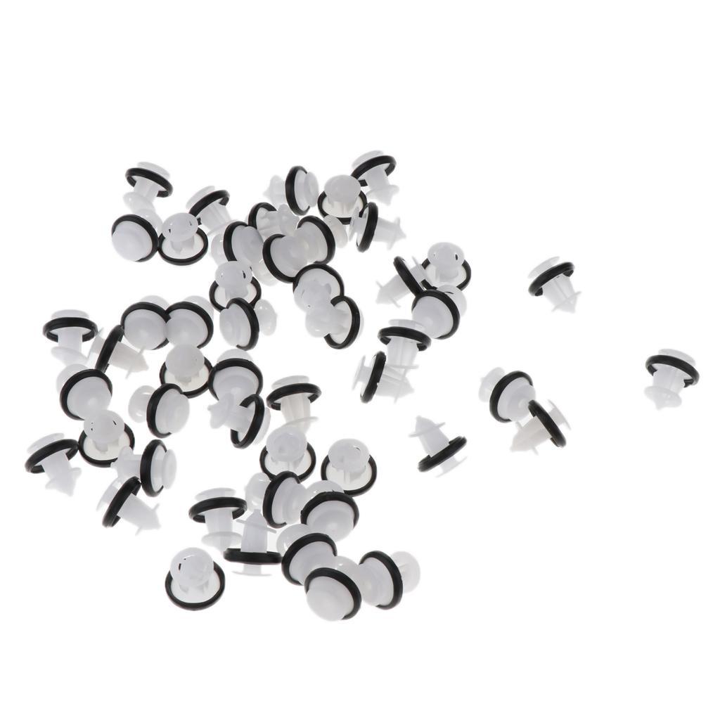 50 Pieces Car Door Rivets Bumper Trim Panel Retainer Clip