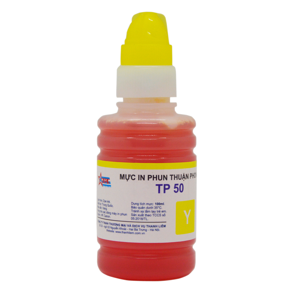 (BỘ 4/6 MÀU) Mực in phun Thuận Phong TP50 (100ml) dùng cho máy in phun Epson, HP, Canon - Hàng Chính Hãng