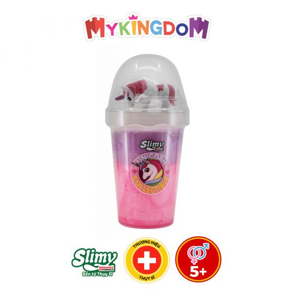 Đồ chơi SLIMY Slime kỳ lân ánh kim-tím hồng 33911/PP-PK