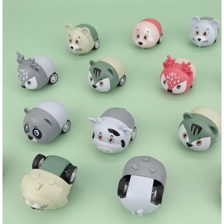 Xe Ô Tô Mini Hình Thú Chạy Cót Đáng Yêu Xe Mini Hình Thú Ngộ Nghĩnh Cho Bé Sóc_toystore