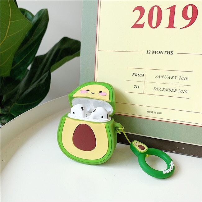 Vỏ Bảo Vệ Tai Nghe Dành Cho Airpods Thế Hệ 1&2 Hình Thú Siêu Cute