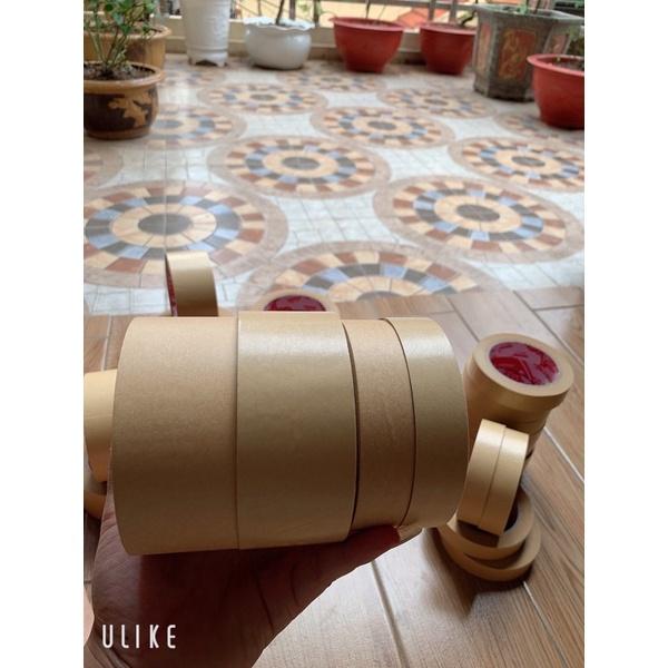 Băng dính giấy da bò karaft khổ 5cm vs 2,5cm x 40m