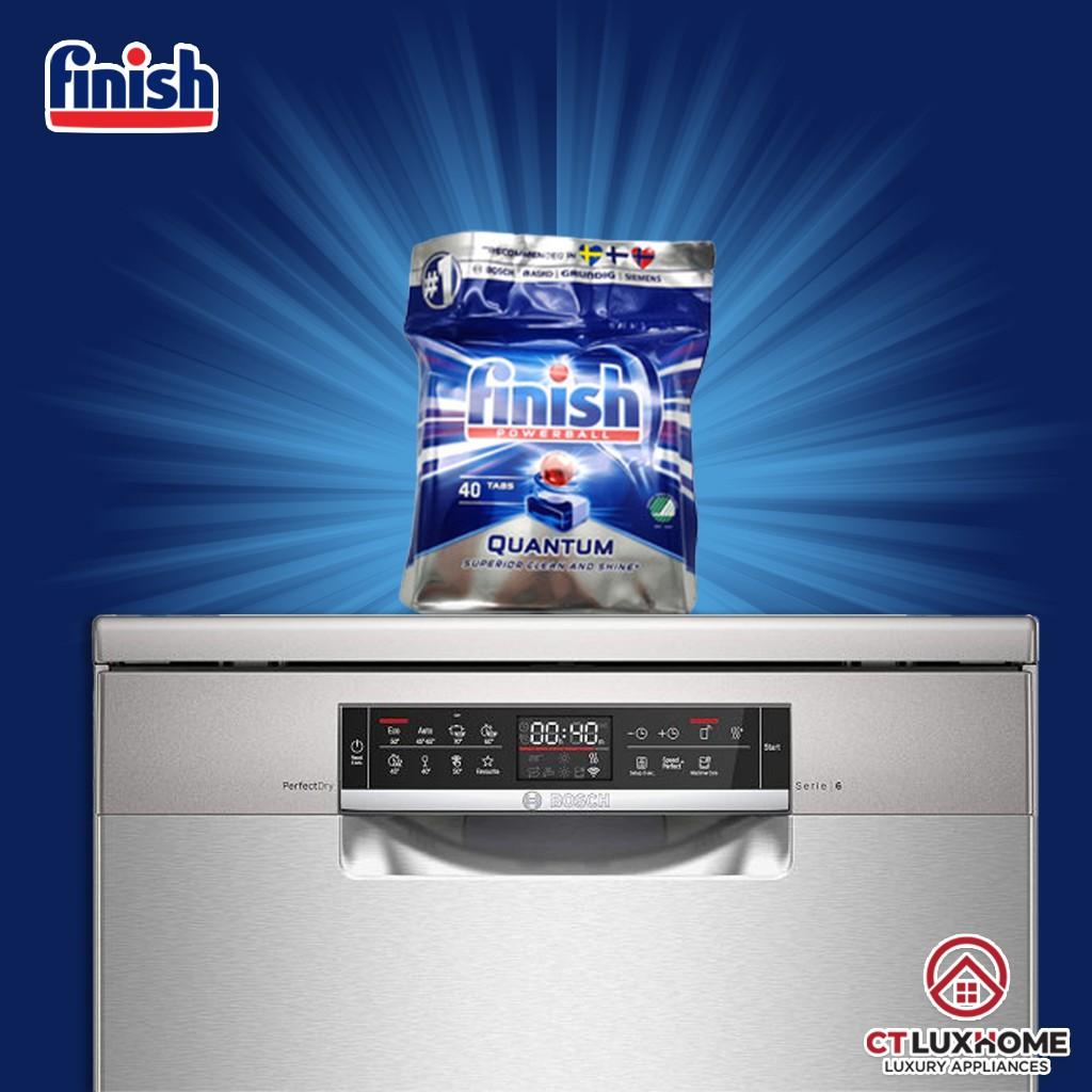 Viên rửa chén bát Finish Quantum 40 viên - Hàng chính hãng