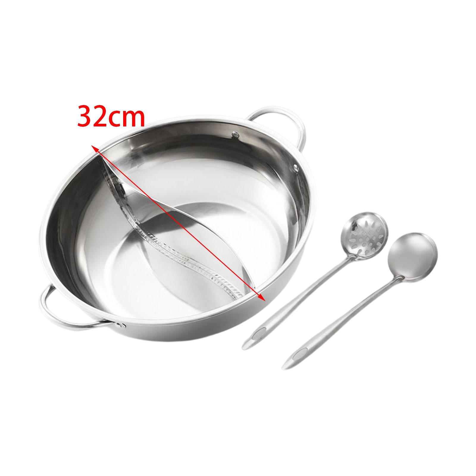 Pot with Divider Cookware Kitchenware Cookware Cooking Pot for