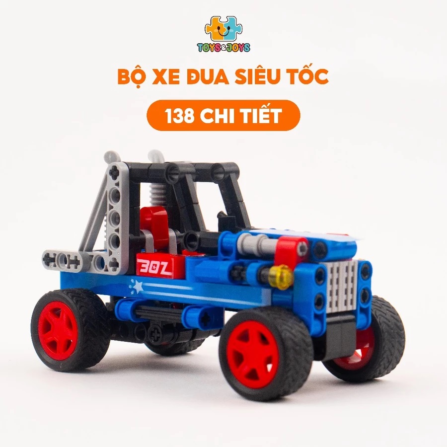 Đồ Chơi Lắp Ráp Toys &amp; Joys Chủ Đề Xe Đua (5-12 tuổi)
