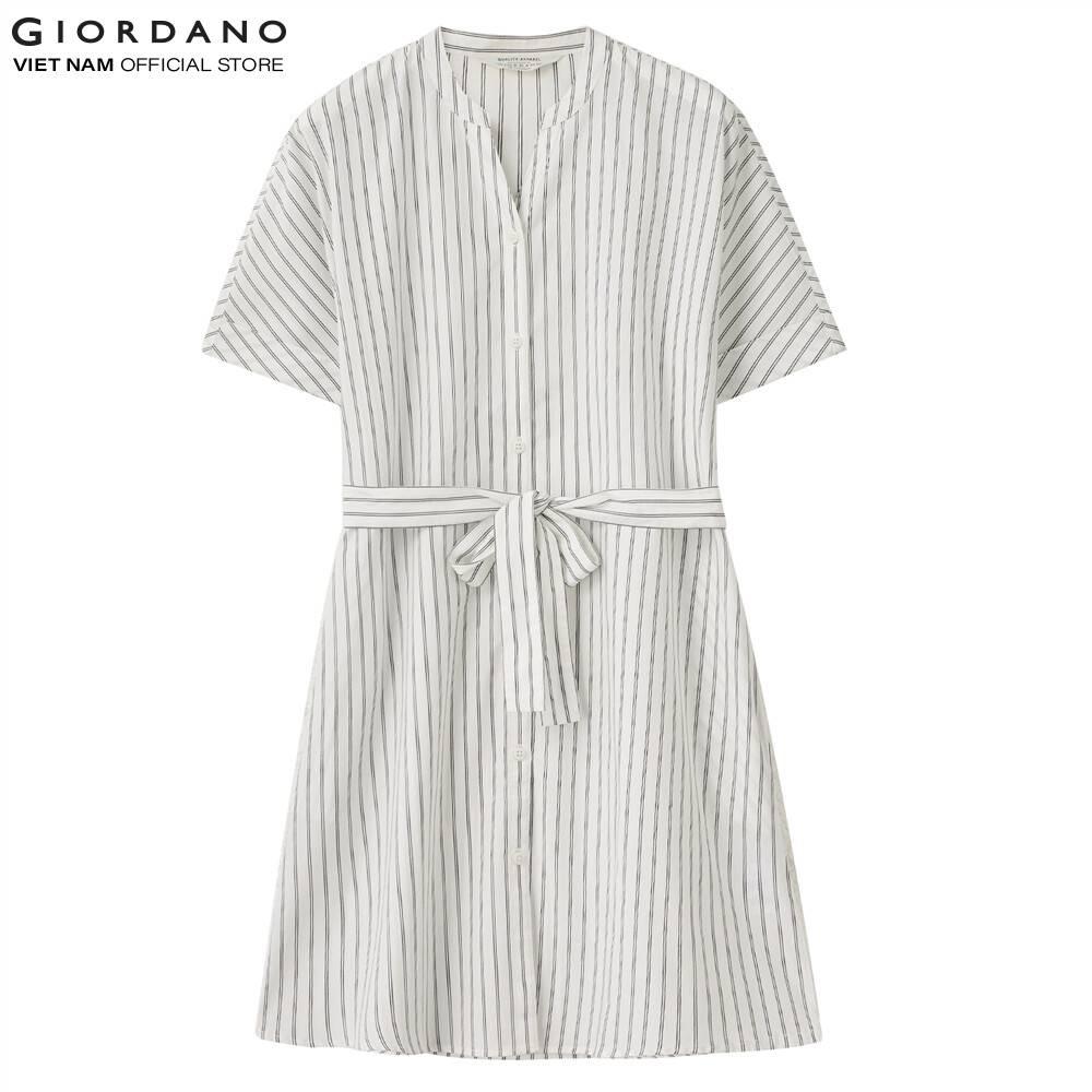 Đầm dài nữ thắt eo Giordano 05461202