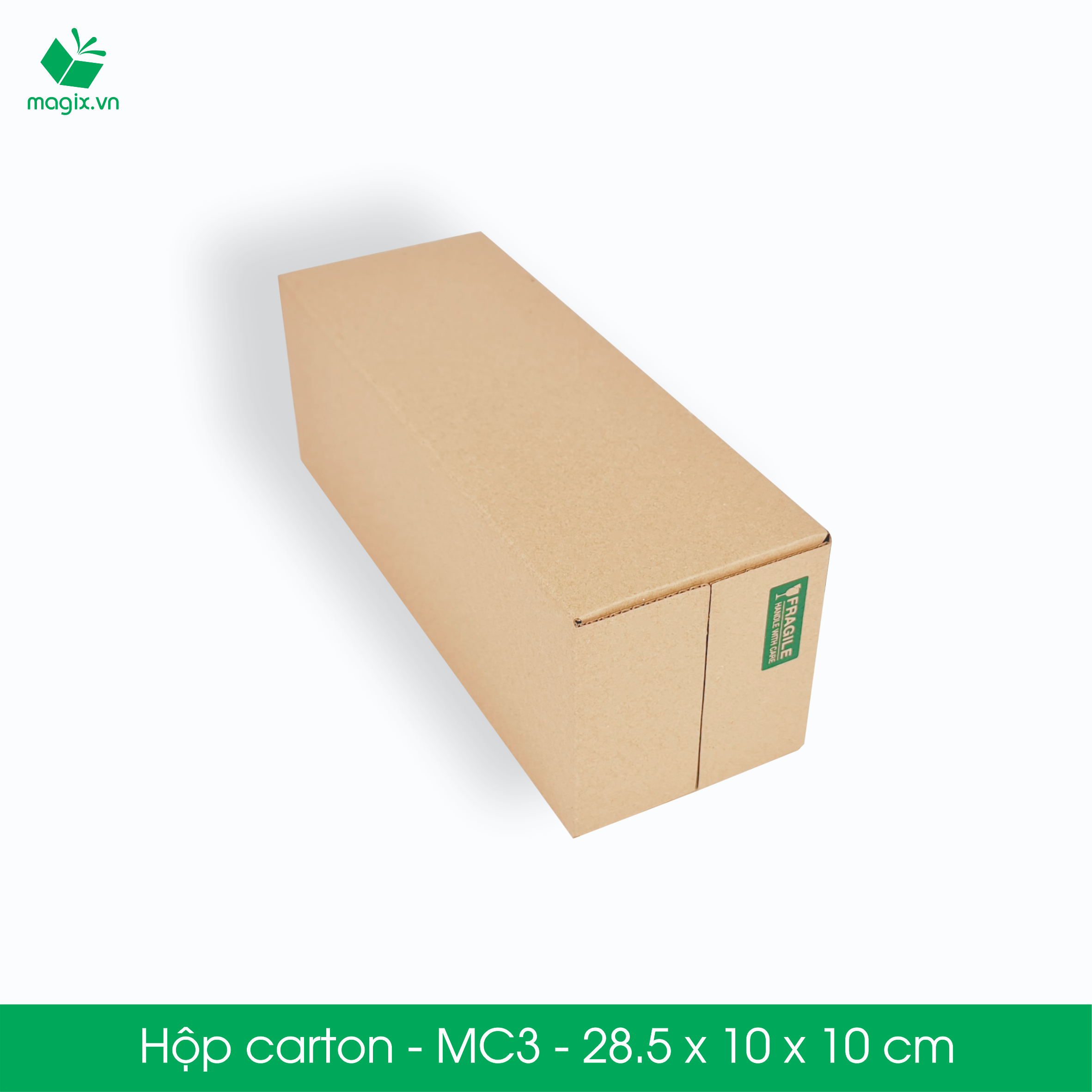MC3 - 28.5x10x10 cm - 60 Thùng hộp carton đóng hàng