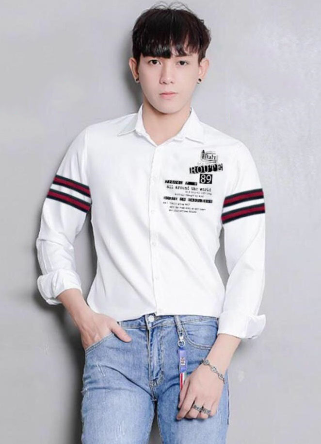 Áo sơ mi nam sọc tay - KLE89