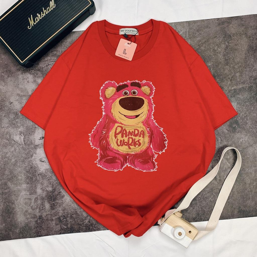 Áo thun tay ngắn Be Yourself unisex size M L XL - GẤU DÂU PANDA WORKS