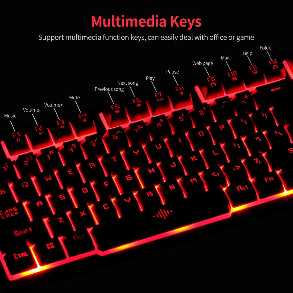 Bộ bàn phím & chuột chơi game có dây USB