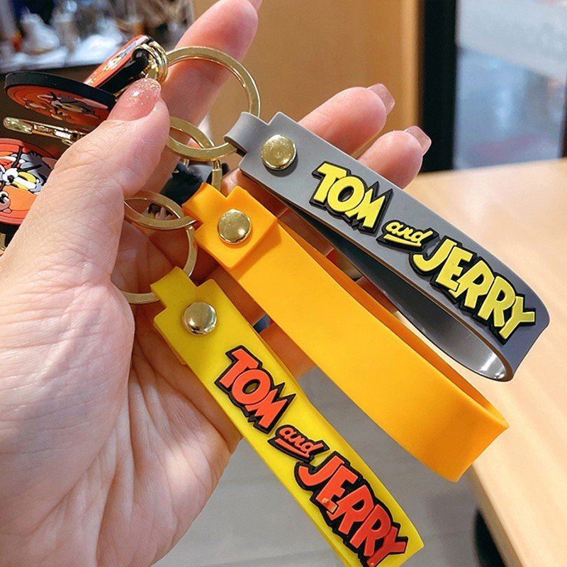Móc Chìa Khoá Xe Máy Tom Và Jerry. Móc treo chìa khoá ô tô phong cách trẻ trung
