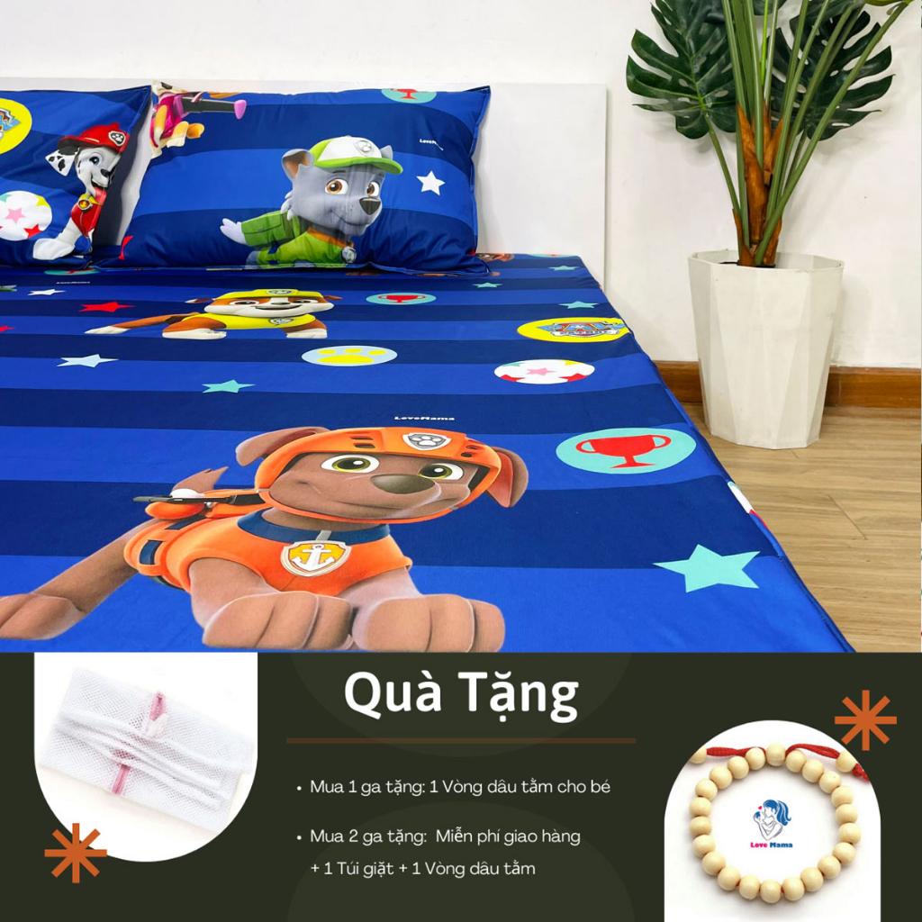 Ga chống thấm Cotton chó cứu hộ Paw Patrol cho bé LoveMama