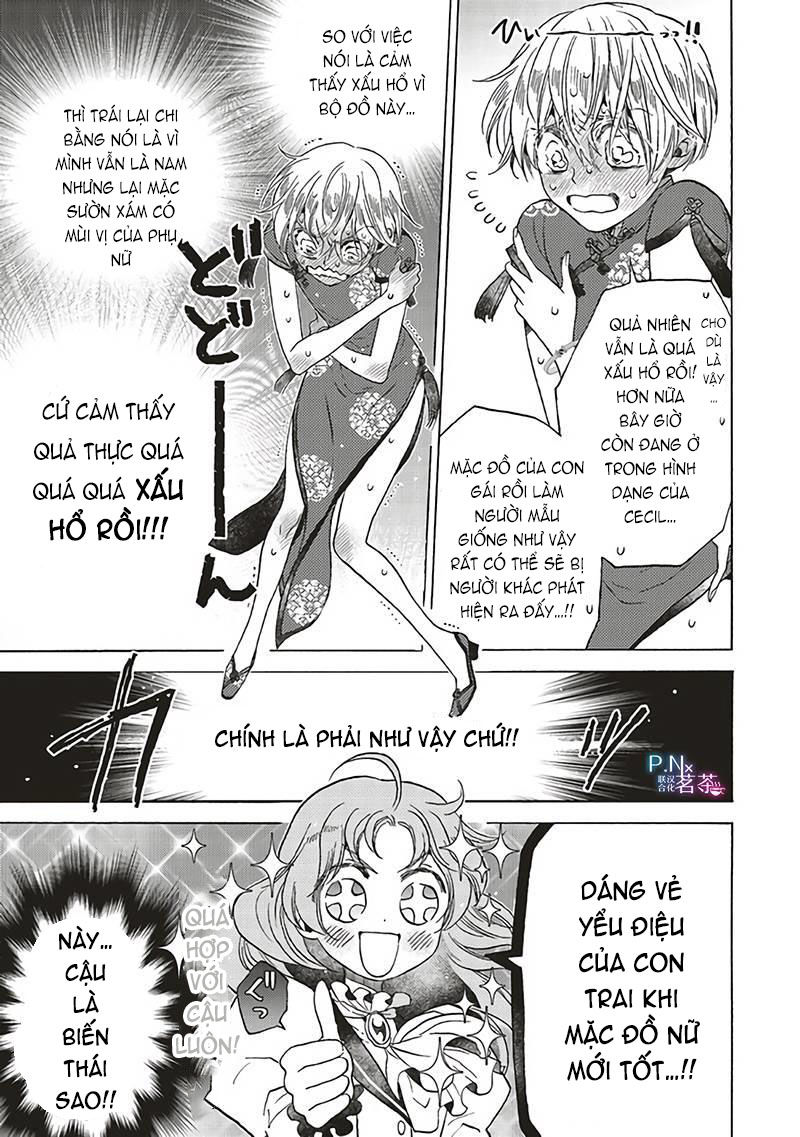 kẻ phản diện, cecilia silvie, không muốn chết, thế nên cô đã cải nam trang chapter 16.1 6