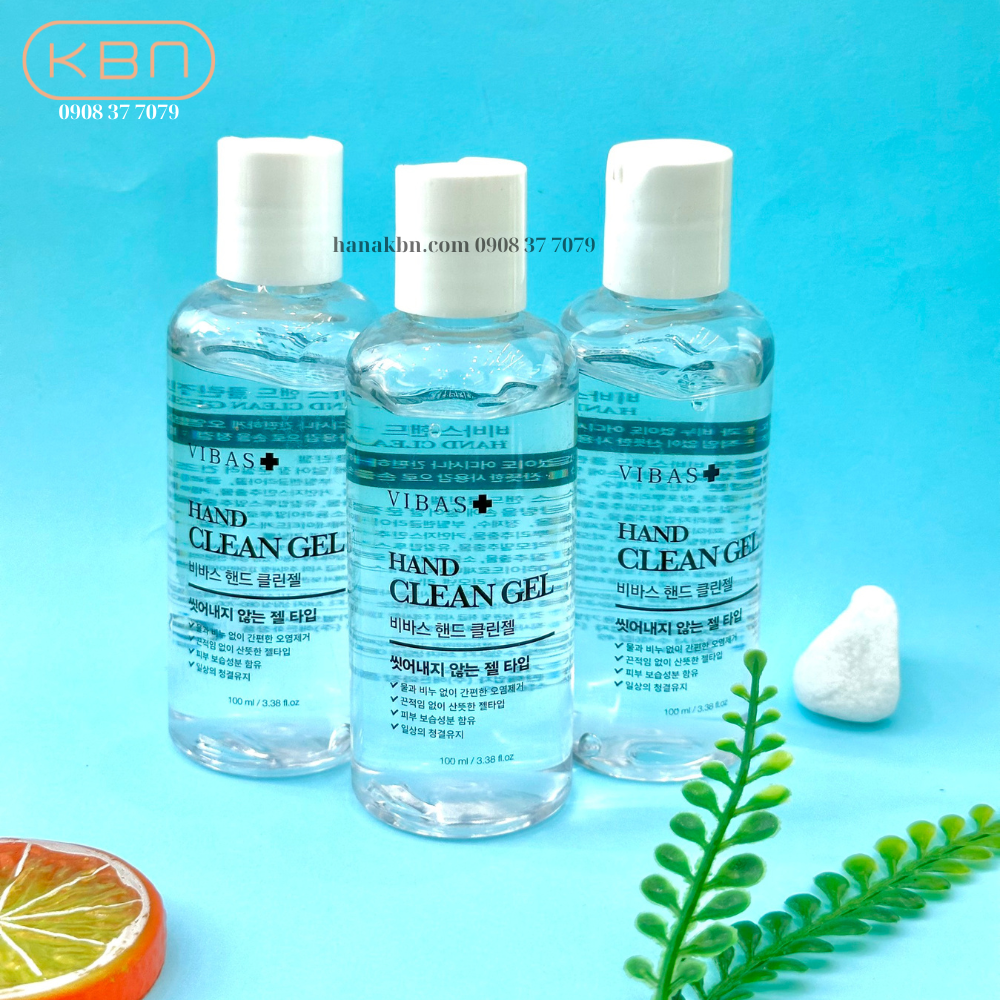 Gel Khử Trùng, Nước Rửa Tay Khô VIBAS - 100ml - Hàng Chính Hãng