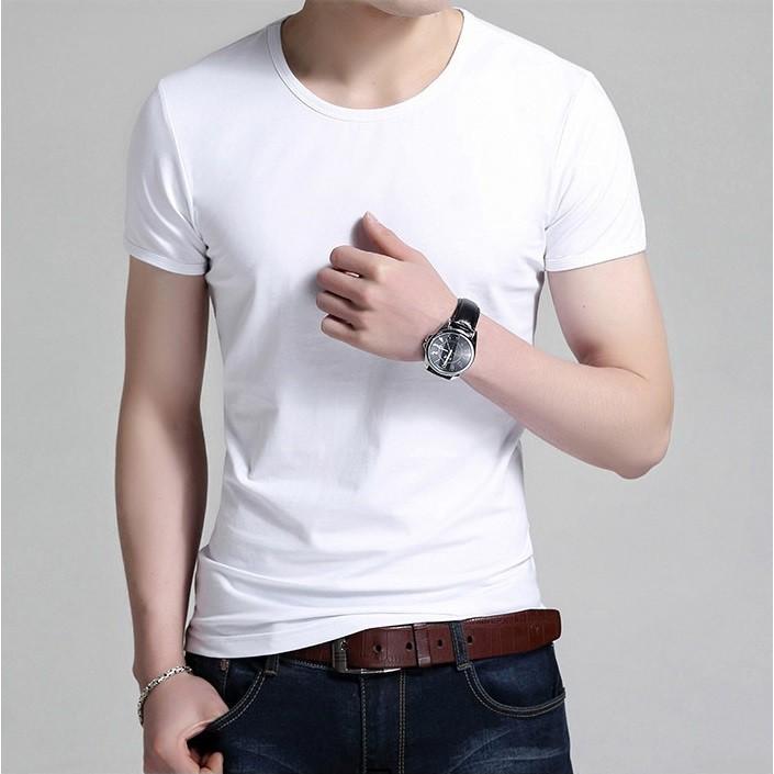 Áo thun 100% COTTON cổ tròn mềm mịn, thấm hút tốt