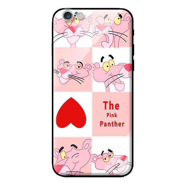 Ốp kính cường lực cho iPhone 6s Báo Hồng - Hàng chính hãng
