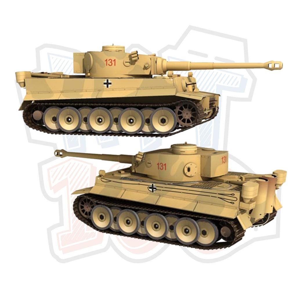 Mô hình giấy Xe tăng quân sự WWII Tiger I