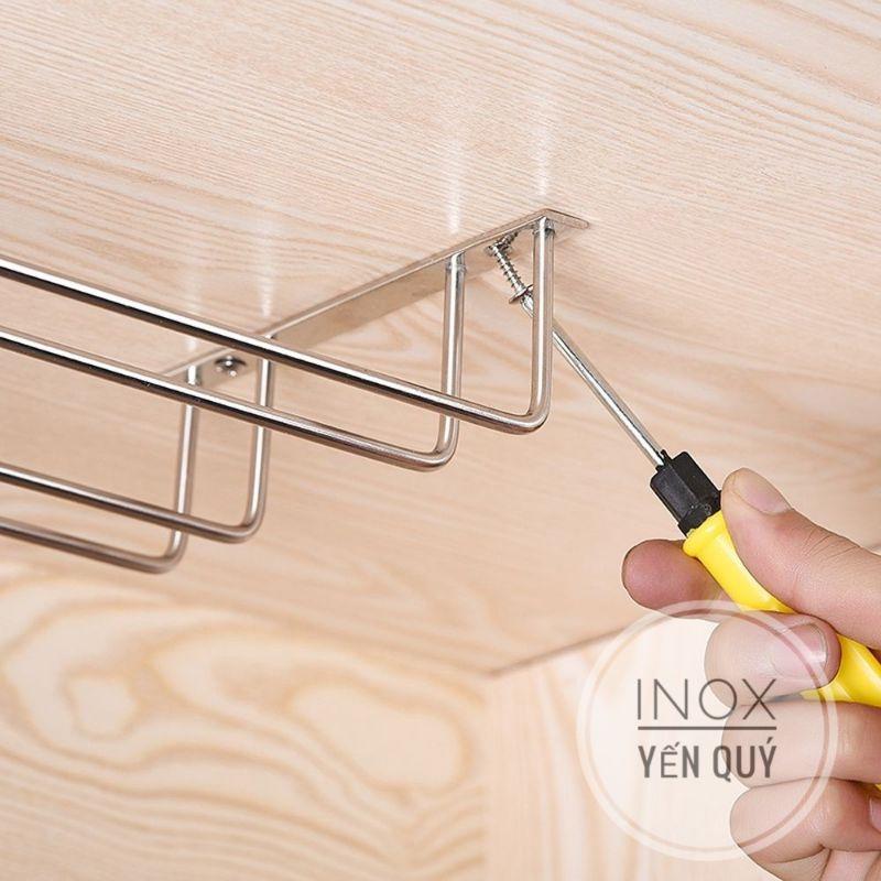 GIÁ TREO LY 2 HÀNG SÂU 34 MẠ BÓNG ĐẸP