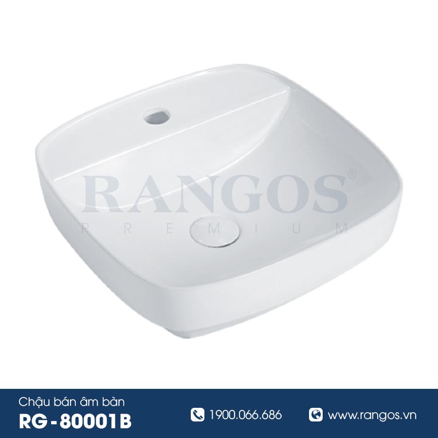 CHẬU RỬA LAVABO ĐẶT BÀN RANGOS RG-80005B
