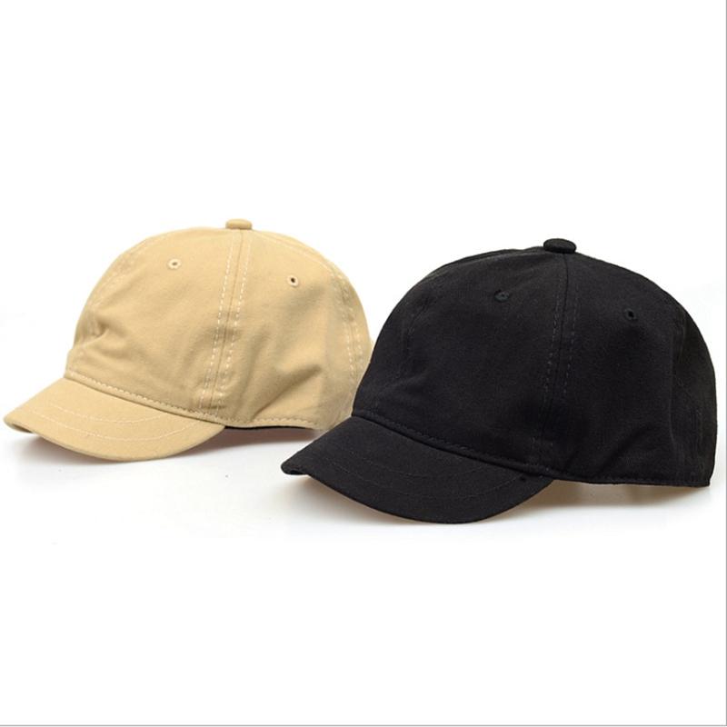Thời trang ngắn vành điều chỉnh màu rắn bóng chày cap unisex bóng râm mùa hè mùa hè đàn ông cha mũ phụ nữ snapback solid unisex Color: KQ Size: Adjustable