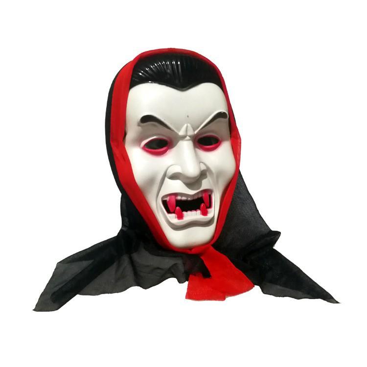 Mặt nạ xương ma dracula macarong với vải trùm đầu cho ngày hóa trang halloween