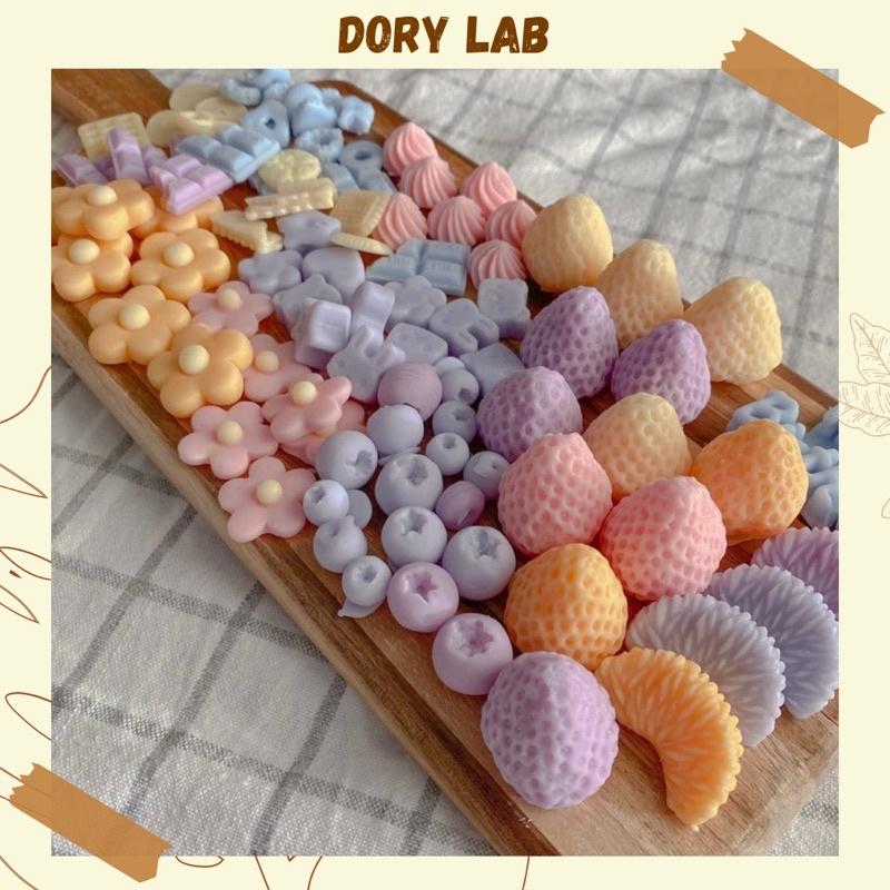 Topping Nến Thơm Nhiều Màu Sắc Set 25/50 Miếng Handmade, Phụ Kiện Trang Trí Nến - Dory Lab