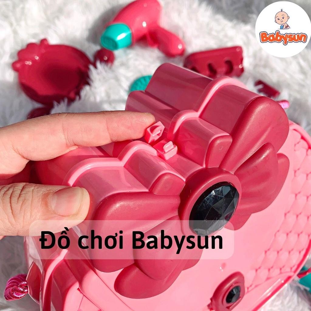 Đồ chơi trang điểm cho bé gái màu hồng cao cấp