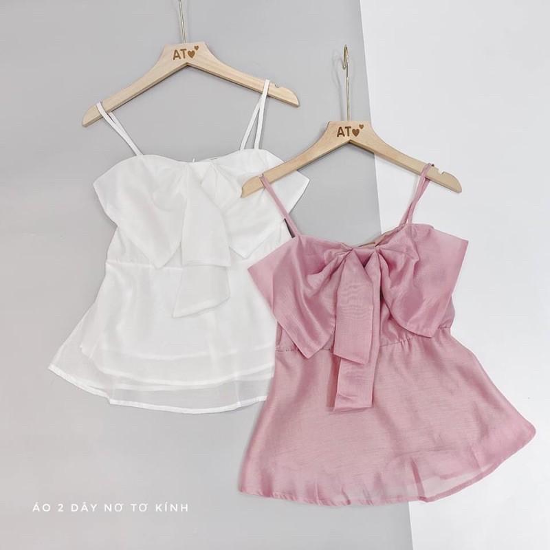 Áo 2 dây chất Tơ Kính 2lớp
