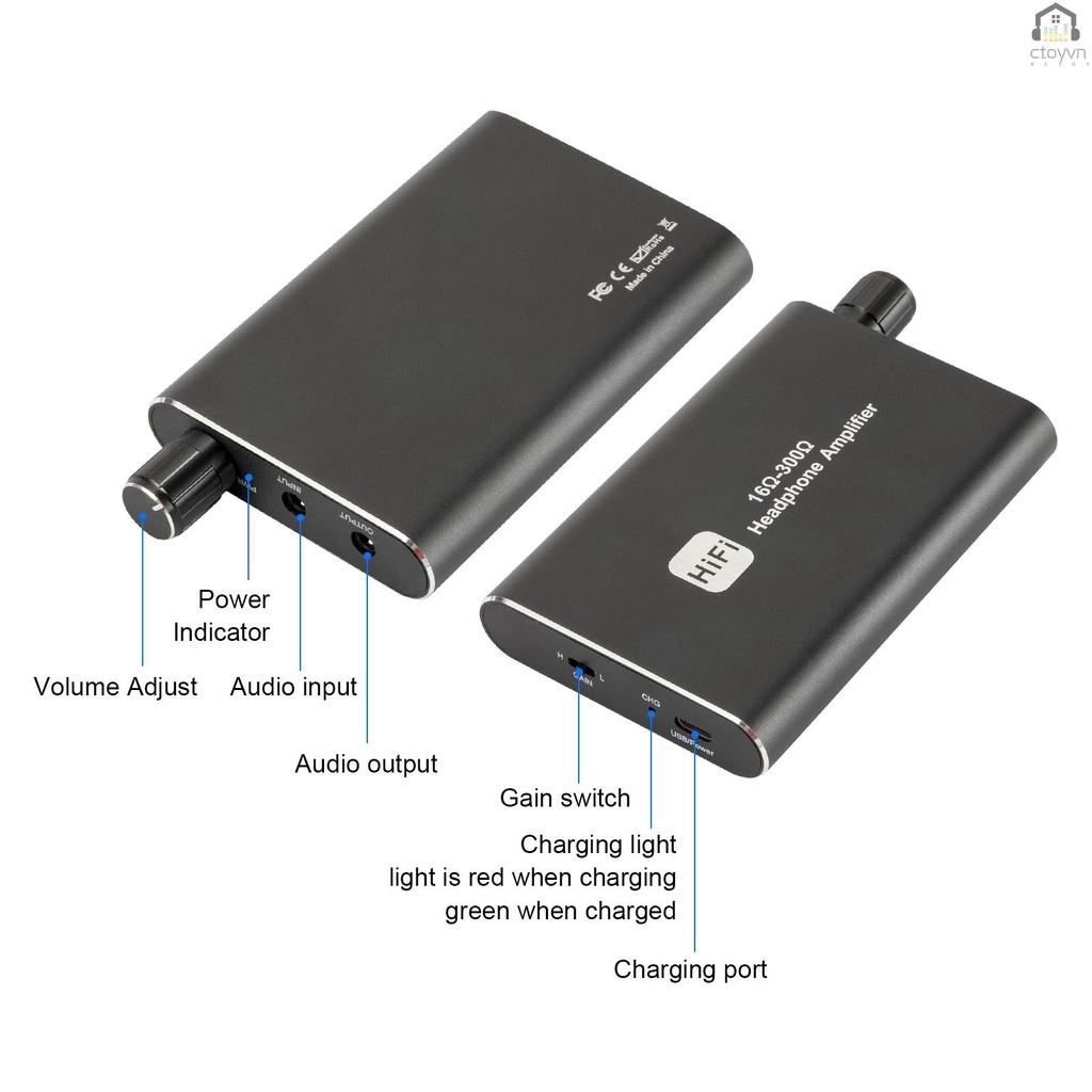 Bộ khuếch đại âm thanh AMP 600mAh kèm cổng 3.5mm