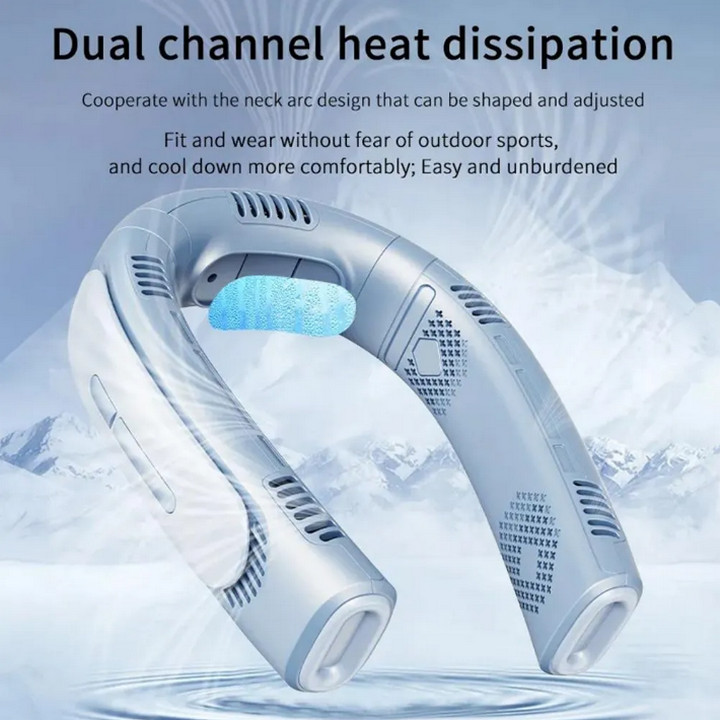 Quạt Đeo Cổ ICE ENGINE 05 FIVE-CORE ICE SENSING WEARABLE AIR CONDITIONER - Home and Garden