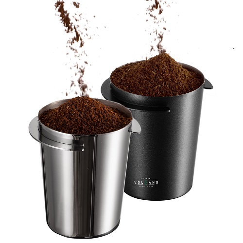 Ly dosing cup inox hứng đựng cà phê cho máy xay EK43 và espresso Cafede Kona