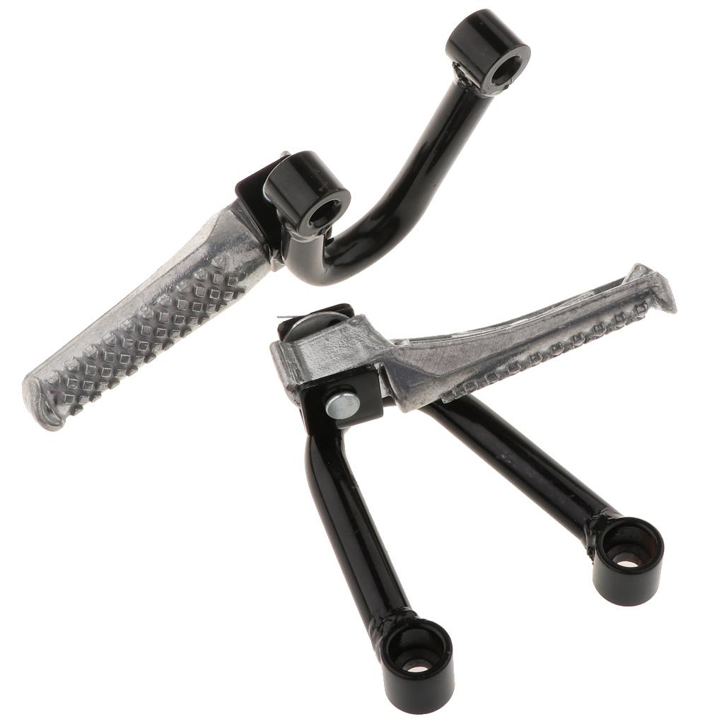 2 Pairs Universal Motorcycle Foot Pegs