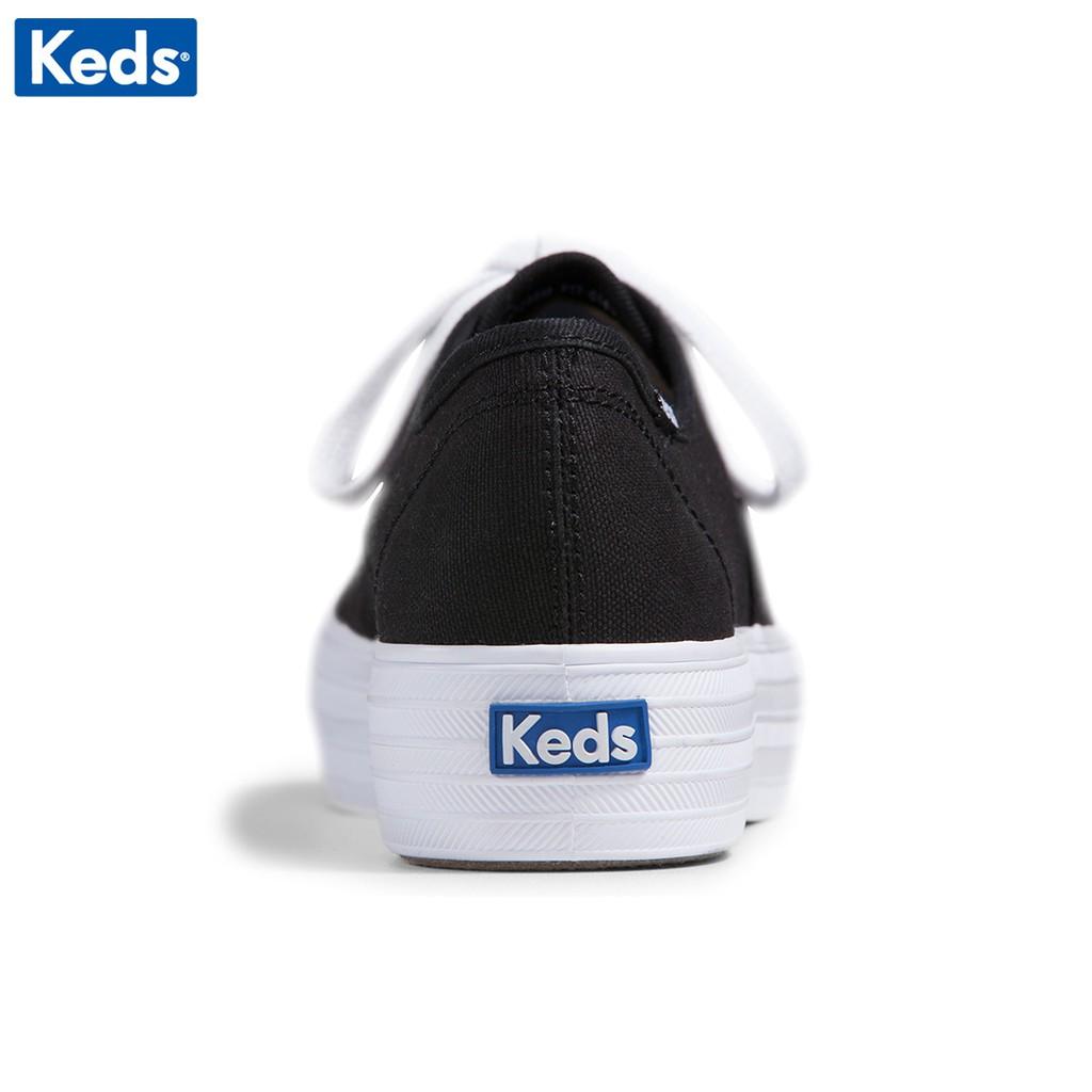 Giày Thể Thao Nữ Keds, Triple Canvas Black - KD057298