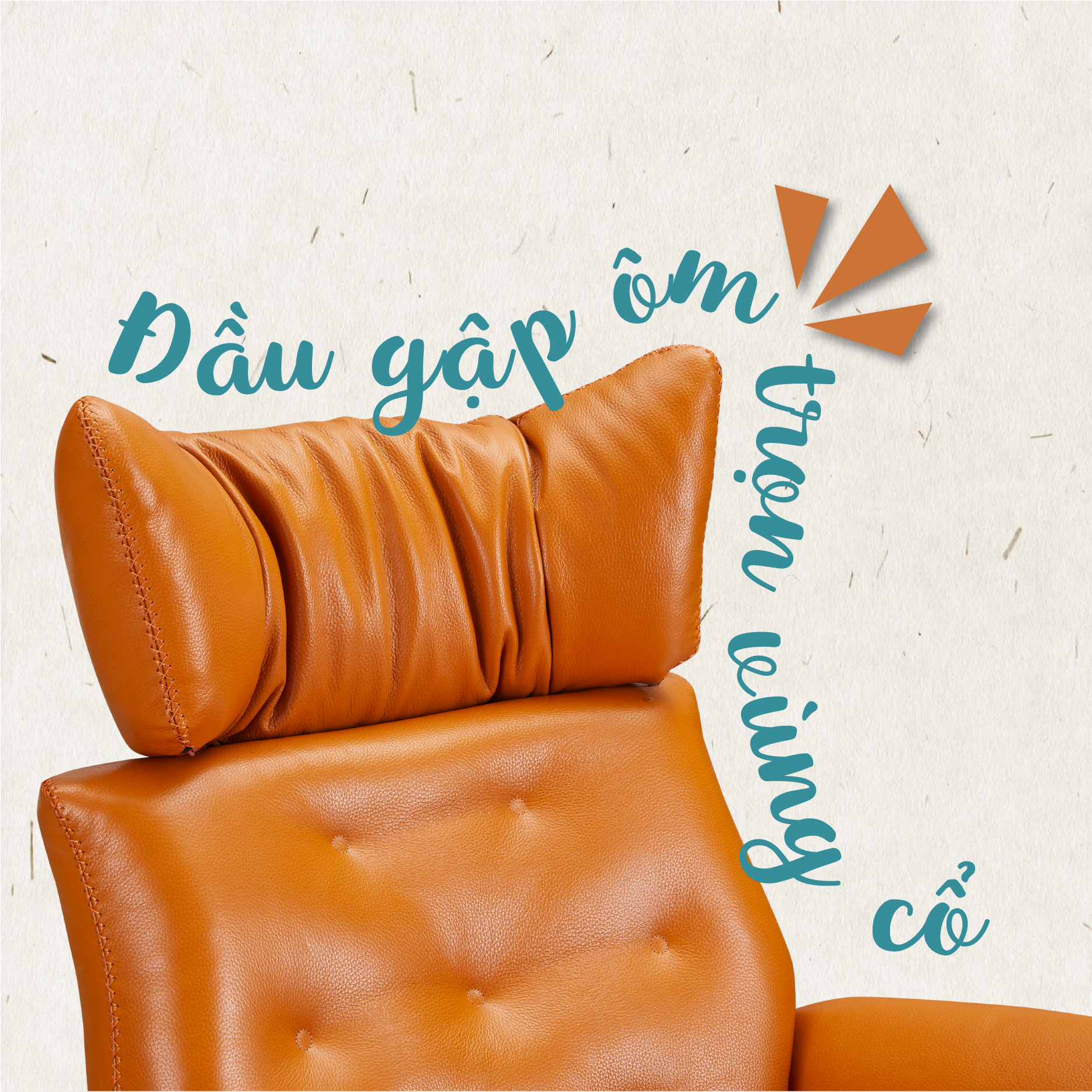 Ghế Sofa Đơn Da Bò Thư Giãn Chỉnh Điện 89 BN45 - Orange Alila