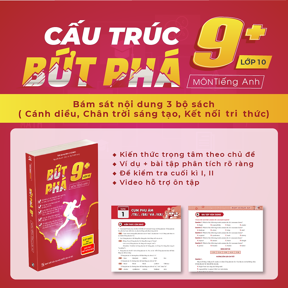Sách Bứt Phá 9+ Lớp 10 - BẢN QUYỀN