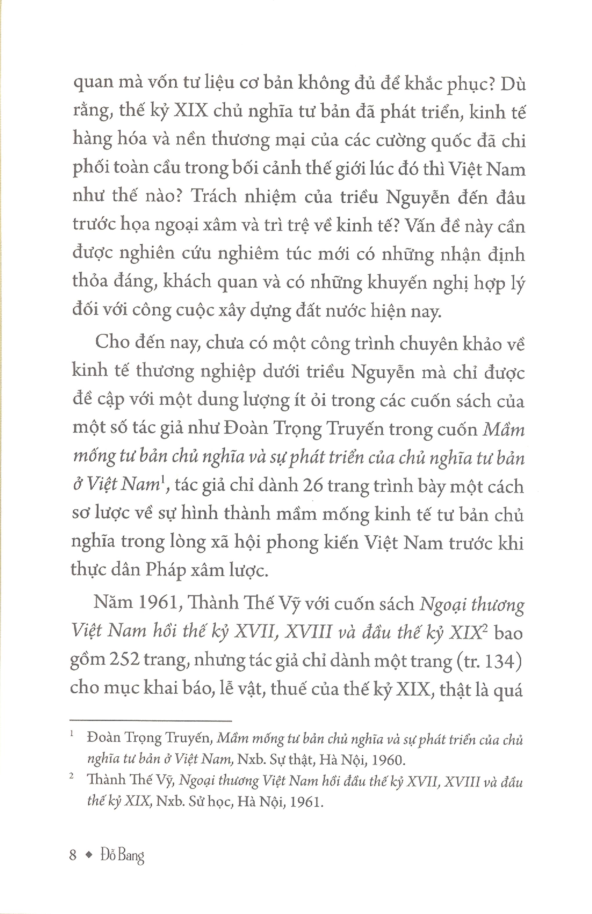 Kinh Tế Thương Nghiệp Việt Nam Dưới Triều Nguyễn