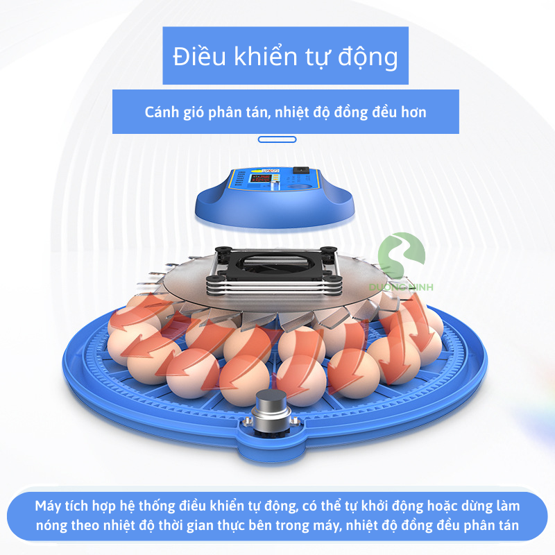 Máy ấp trứng gà mini thông minh Dương Ninh tự đảo hiện đại MAT71