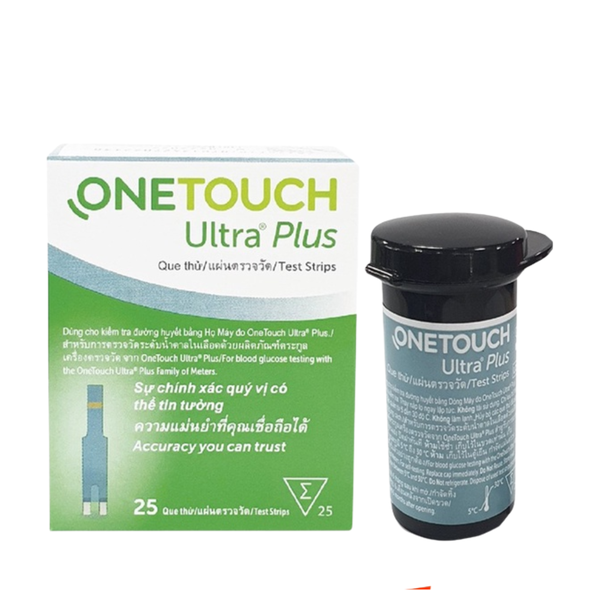 Máy đo đường huyết tiểu đường One Touch Ultra Plus Flex gồm Bút và Kim TẶNG hộp 25 que thử
