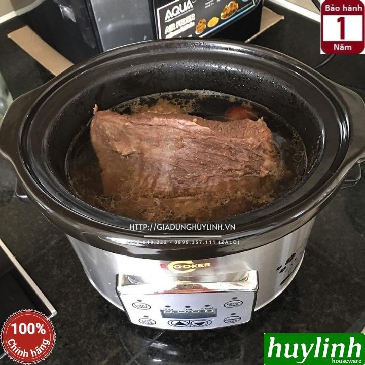 Nồi nấu cháo chậm tự động điện tử BBcooker DS15 - 1.5 lít - Hàng chính hãng - Nồi nấu cháo cho bé, nồi hầm, chưng yến